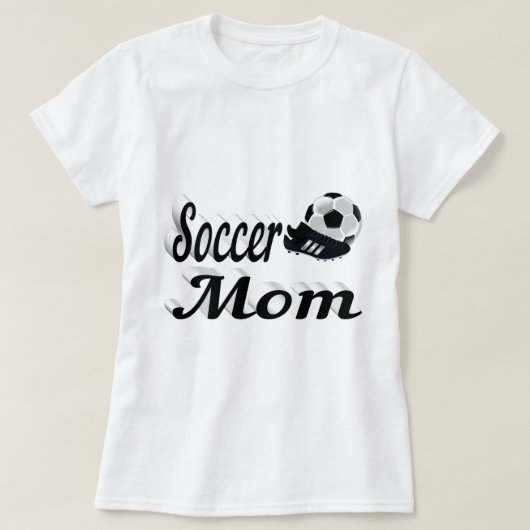 Voetbal Mam T-Shirt (Design voorkant)