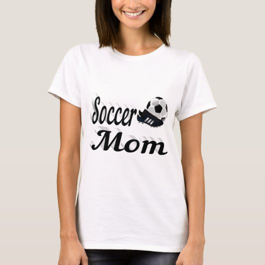Voetbal Mam T-Shirt (Voorkant)