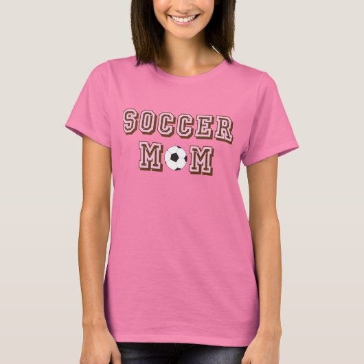 Voetbal mam t-shirt (Voorkant)