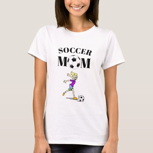 Voetbal mam t-shirt (Voorkant)