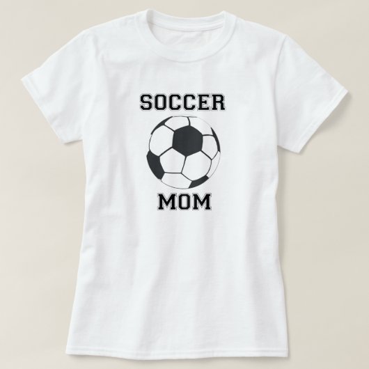 Voetbal mam t-shirt (Design voorkant)
