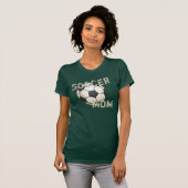 Voetbal mam t-shirt (Voorkant volledig)