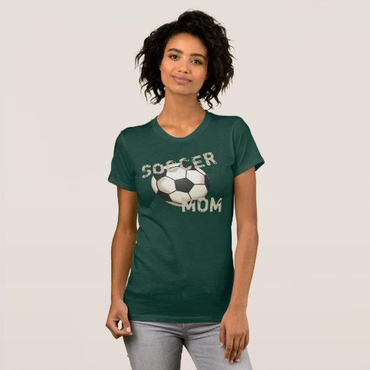 Voetbal mam t-shirt (Voorkant volledig)