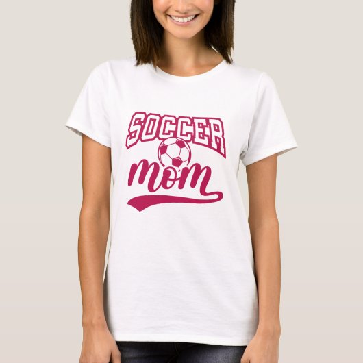 Voetbal mam t-shirt (Voorkant)