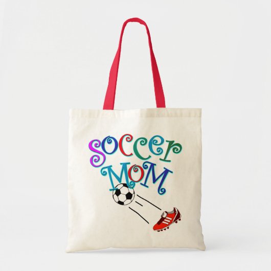 Voetbal mam tote bag (Voorkant)