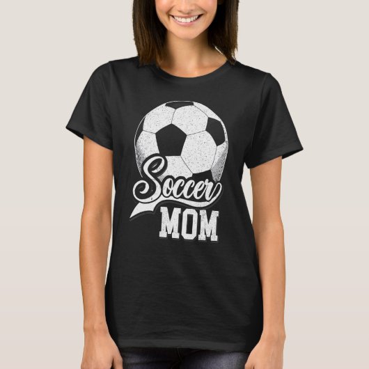 Voetbal Mam  Vrouwen Mama Moederdag Mothers T-shirt (Voorkant)