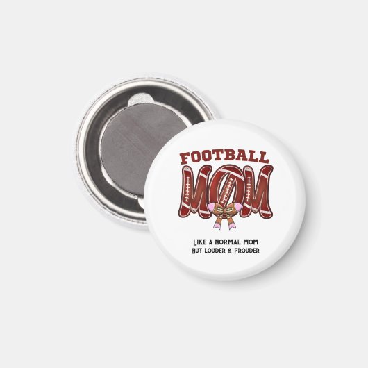 voetbal mama grappige spelletjes dag moederdag magneet (Voorkant / Achterkant)