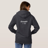 Voetbal Mama Hoodie – Vintage Sport Moeder Pullove (Achterkant volledig)