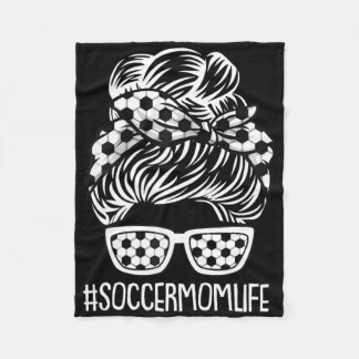 Voetbal Mama Life Moederdag Sport Lover Mama Mama Fleece Deken
