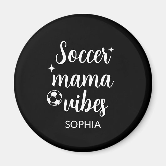 Voetbal Mama Moederdag cadeau voor mama Magneet (Voorkant)