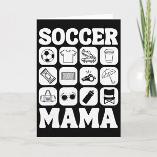 Voetbal Mama Pictogrammen Voetbal Essentieel _1 Kaart