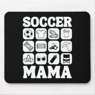 Voetbal Mama Pictogrammen Voetbal Essentieel _1 Muismat