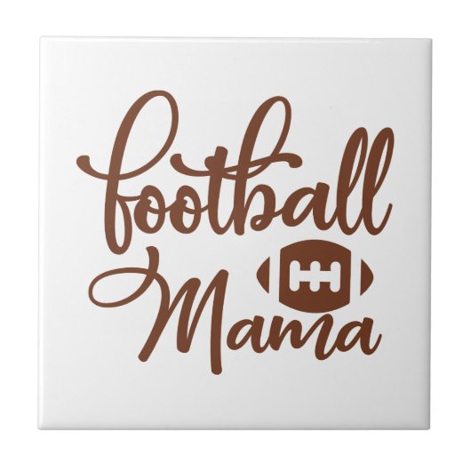 Voetbal Mama Tegeltje (Voorkant)