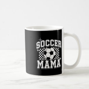Voetbal Mama - Voetbal Seizoen Voetbal Vintage Fan Koffiemok