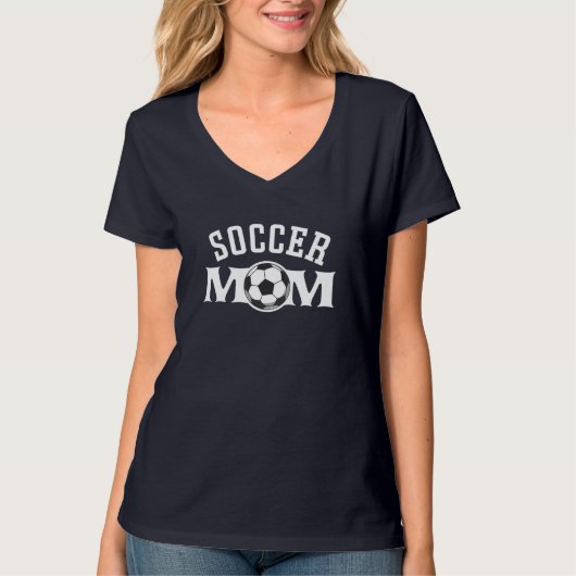 Voetbal mama - Voetbal T-shirt (Voorkant)