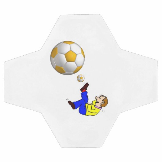 Voetbal Man Kicking Ball (Enkel)