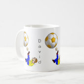 Voetbal Man Mok (Voorkant links)