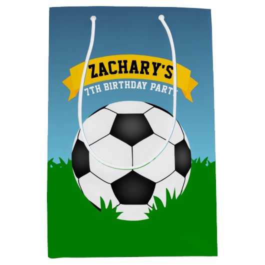 Voetbal Medium Cadeauzakje (Voorkant)