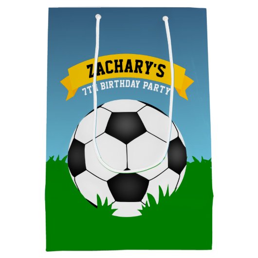 Voetbal Medium Cadeauzakje (Achterkant)