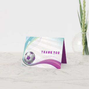 VOETBAL MEISJE Bat Mitswa Dank je kaart
