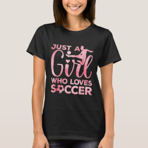 Voetbal Meisje Kunst Voor Meisjes Kinderen Peuter T-shirt