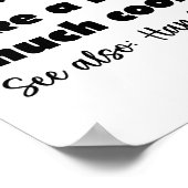 Voetbal Meisje Woordenboek Definitie Grappig Voetb Poster (Hoek)