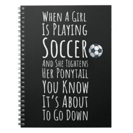 Voetbal Meisjes Cadeaus voor haar speler Unieke Te Notitieboek