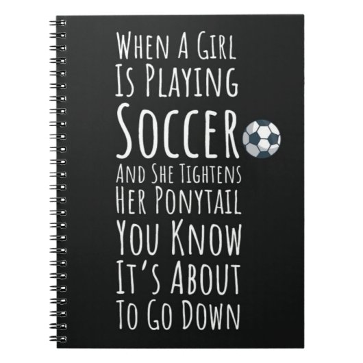 Voetbal Meisjes Cadeaus voor haar speler Unieke Te Notitieboek (Voorkant)