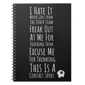 Voetbal Meisjes geschenken voor haar speler Sport  Notitieboek