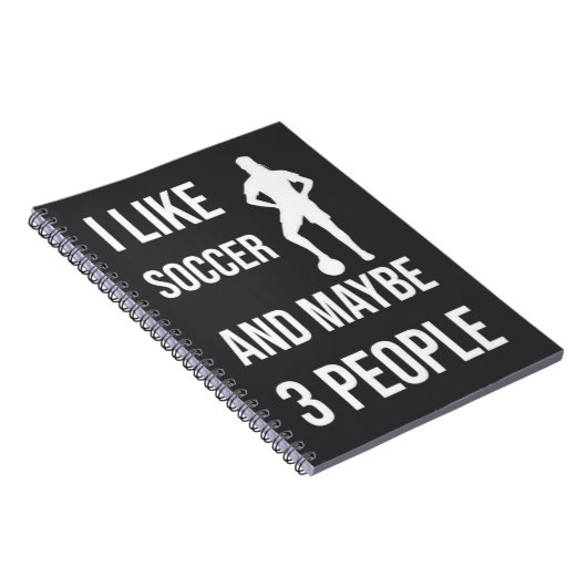 Voetbal Meisjes geschenken voor haar speler Sport  Notitieboek (Rechterzijde)