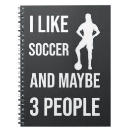 Voetbal Meisjes geschenken voor haar speler Sport  Notitieboek