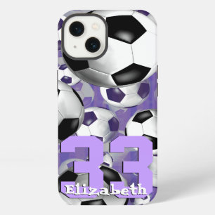 Voetbal! Meisjes voetbalspeler shirt nummer iPhone 13 Hoesje