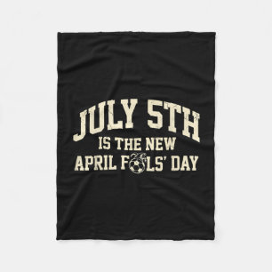 Voetbal meme - 5 juli is de nieuwe 1 april grap fleece deken