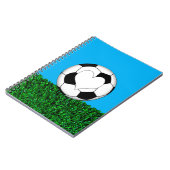 voetbal met aanpasbaar hart notitieboek (Linkerzijde)