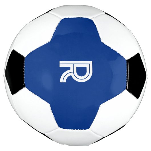 Voetbal met blauw (Gedraaid)