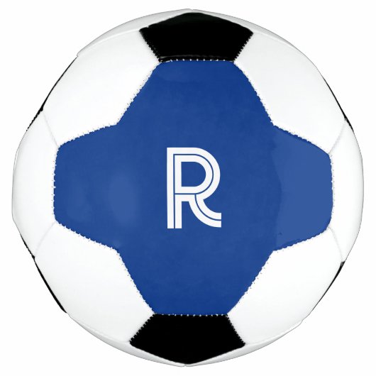 Voetbal met blauw (Voorkant)