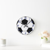 Voetbal met blauwe wandklok (Huis)