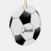 Voetbal met dubbelzijdige Ornament (Rechts)