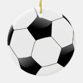 Voetbal met dubbelzijdige Ornament (Achterkant)