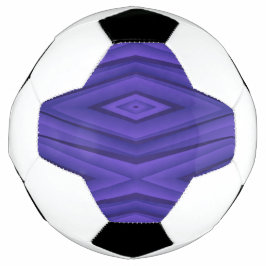 Voetbal met een geometrisch patroon
