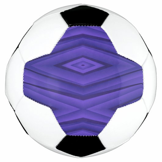Voetbal met een geometrisch patroon (Voorkant)