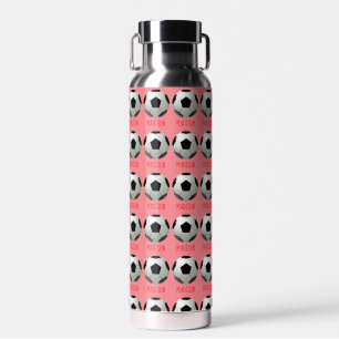 Voetbal Met Eigen Naam Meisje Waterfles