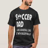 Voetbal met grotere ballen t-shirt (Voorkant)