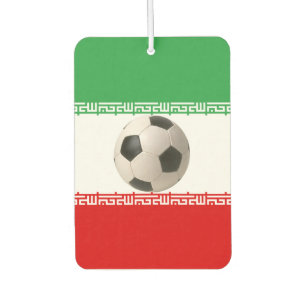 Voetbal met Iraanse vlag Luchtverfrisser