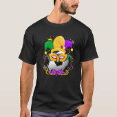 Voetbal met Jester Pet Mardi Gras Fat Dinsdag T-shirt (Voorkant)