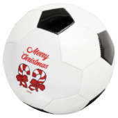 Voetbal met kerstsnoepjes (Drie kwart)