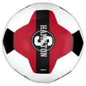 Voetbal met Naam in Om het even welke kleur HAMbyW (Gedraaid)