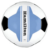 Voetbal met Naam in Om het even welke kleur HAMbyW (Gedraaid)