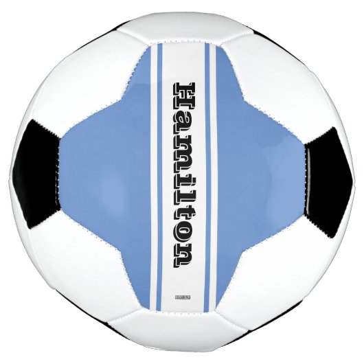 Voetbal met Naam in Om het even welke kleur HAMbyW (Gedraaid)