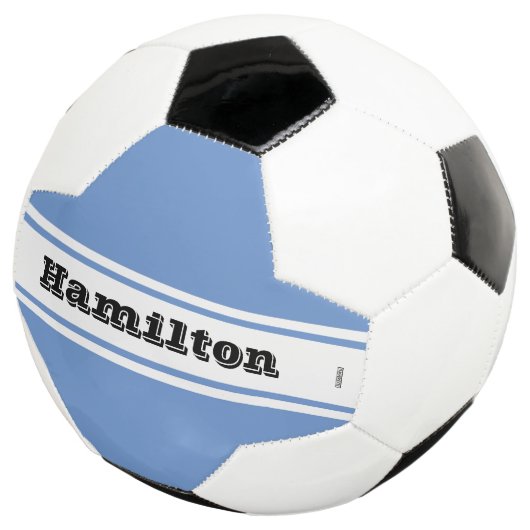 Voetbal met Naam in Om het even welke kleur HAMbyW (Drie kwart)